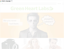 Tablet Screenshot of greenheartlabs.com